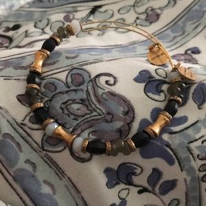 Alex and ani bracelet gold